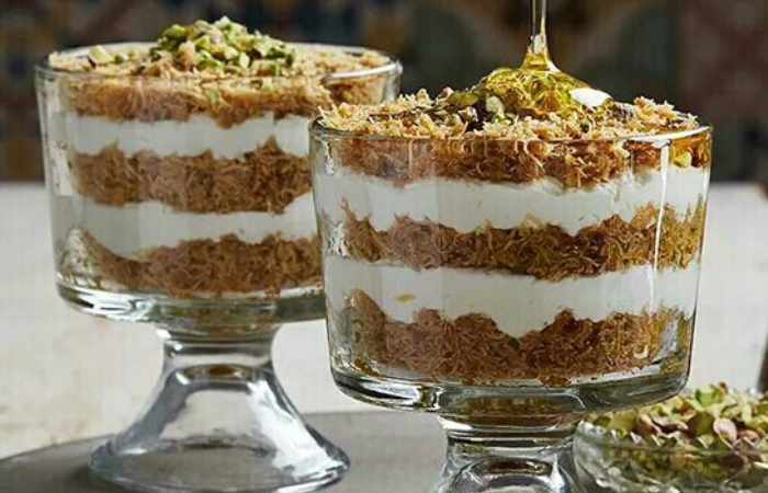 10-Minute Kunafa Parfaits: Layers of Crunch and Creaminess