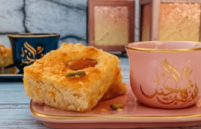 The Halal Planet - Basbousa in a Mug: Microwave-Friendly Single Servings